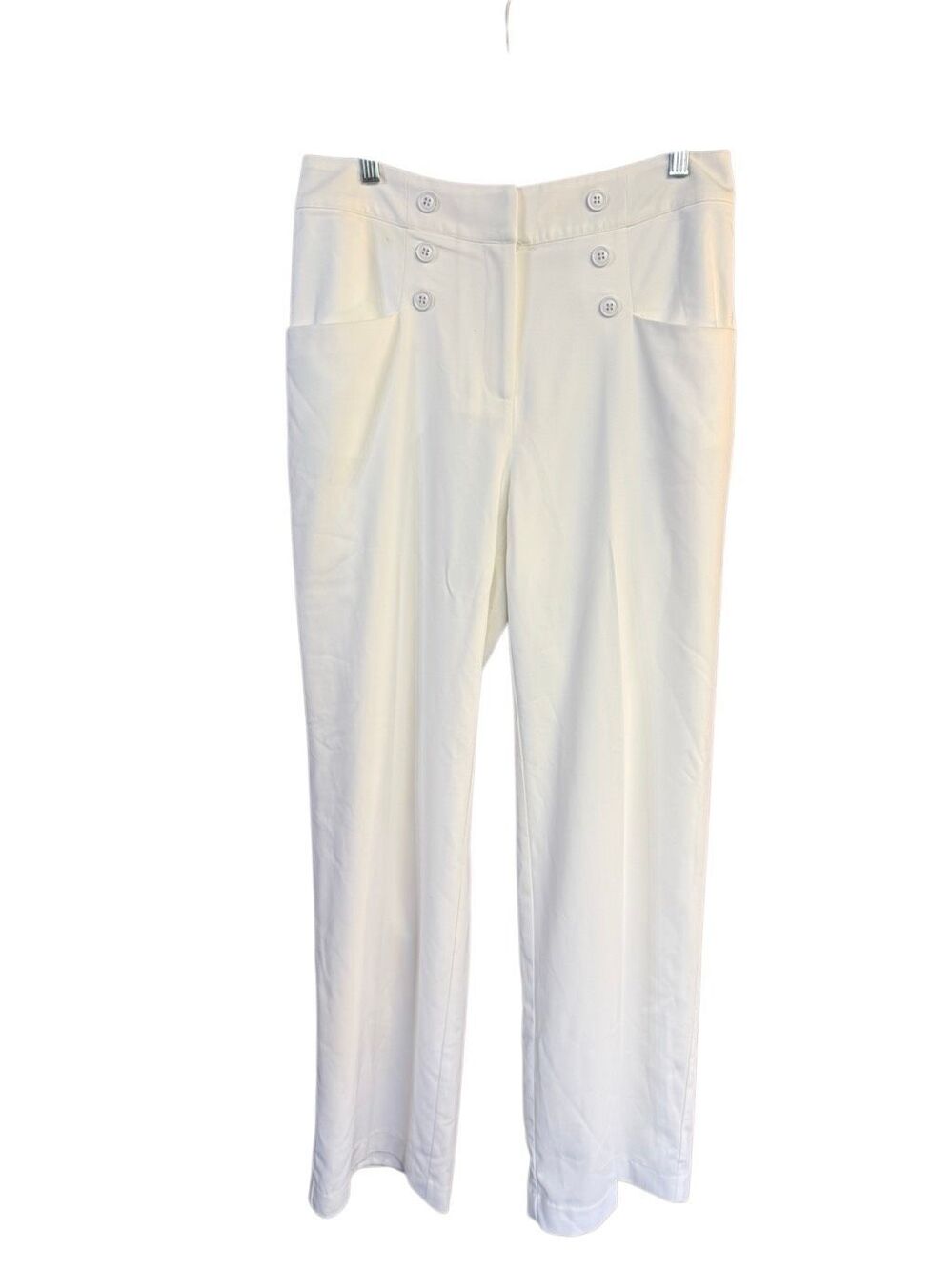 New York & Company White Dress Pants Sz 10 NWT